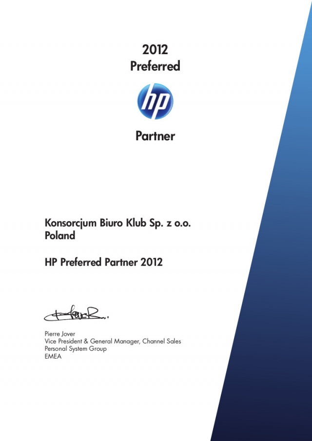 HP Partner 2012